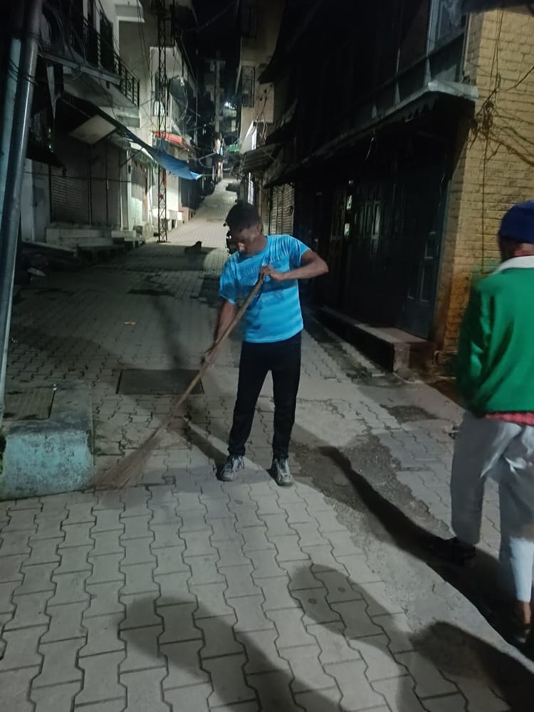 Cleaning operations in Subathu are starting at 4 AM.