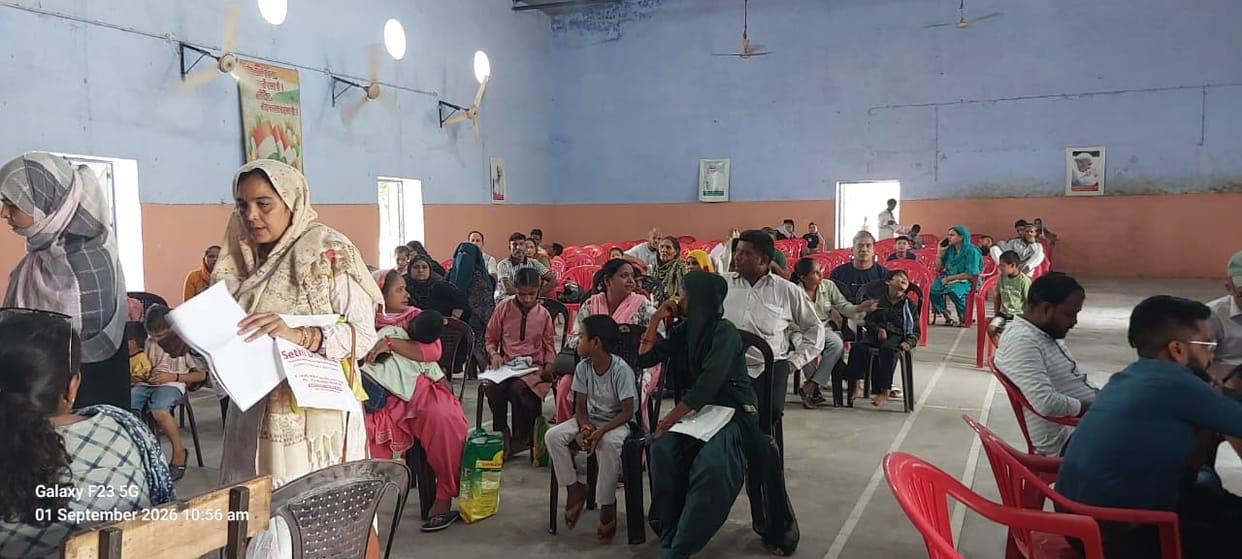 Measurement of 105 differently-abled children for assistive devices
