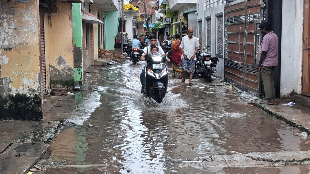 Rain makes the weather pleasant, but waterlogging causes a great deal of trouble.