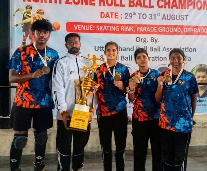 District players won six gold medals in Rollball.