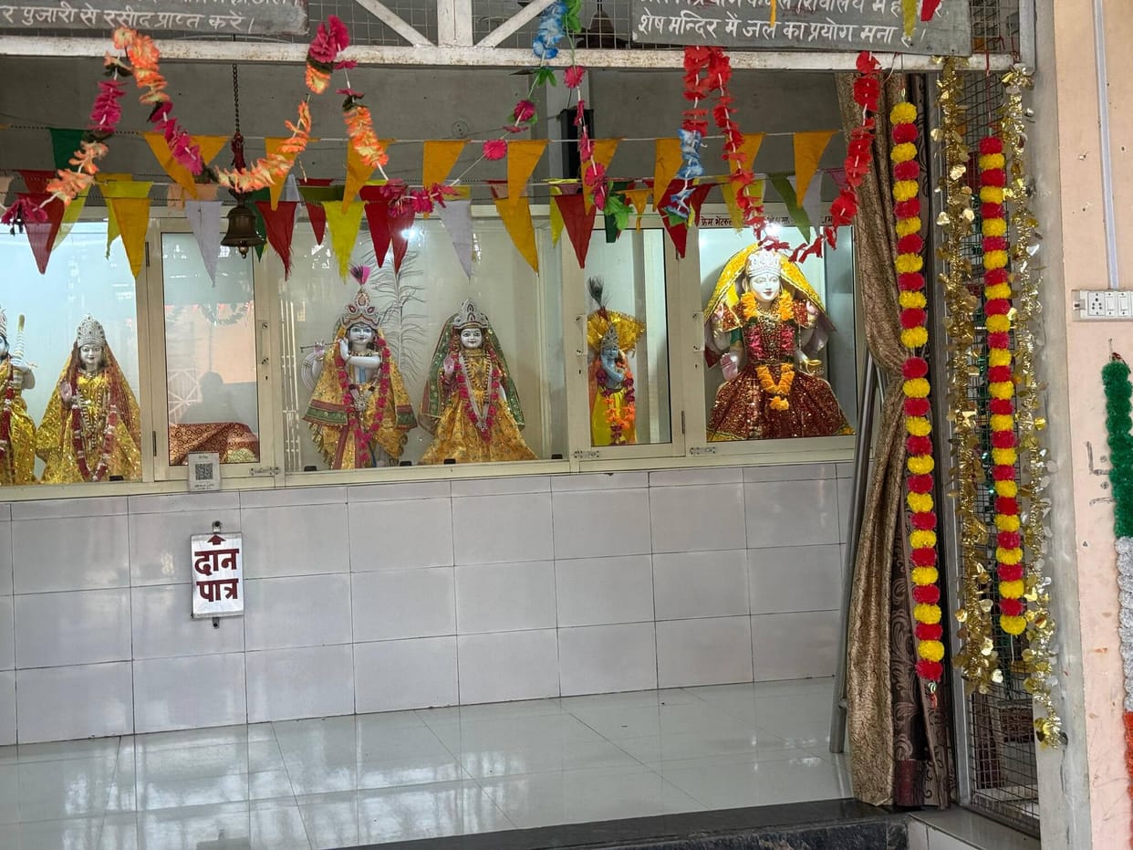 An event will be held at the Durga Temple on Janmashtami, September 4.