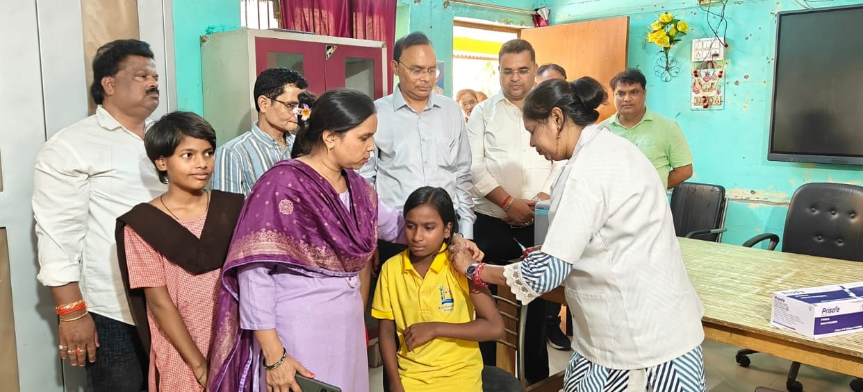 HPV vaccination serves as a protective shield for girls against cervical cancer