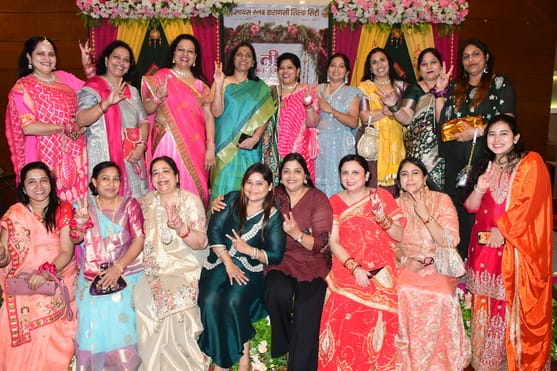 Teej festival celebrated with great fanfare, featuring a wedding theme
