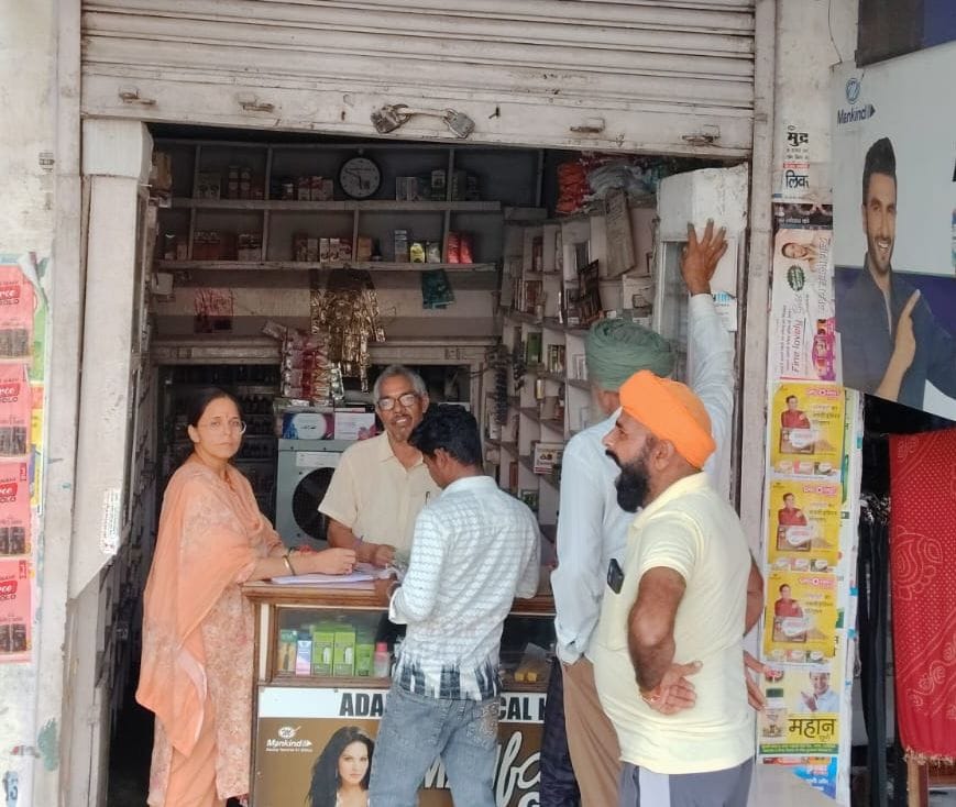Wholesale license, retail medicine was being sold openly