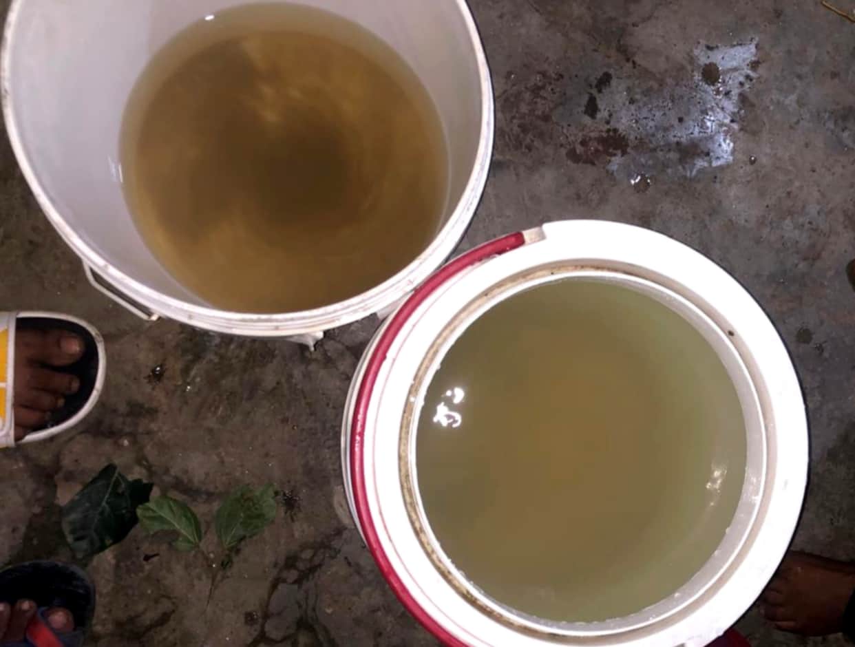 Contaminated water supply for two months; residents facing difficulties.