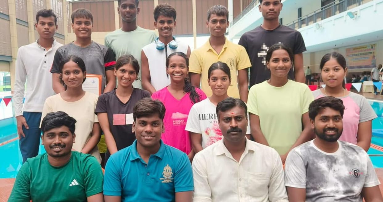 Vindhyachal Division wins 31 medals at the state-level swimming competition.