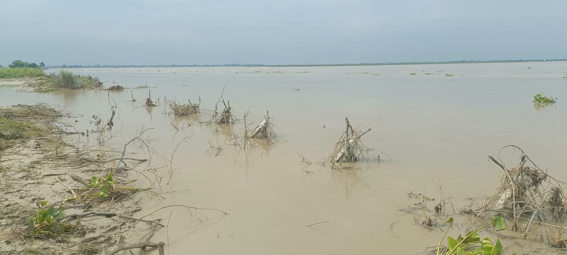 Saryu's water level rose by 21 centimeters in 24 hours