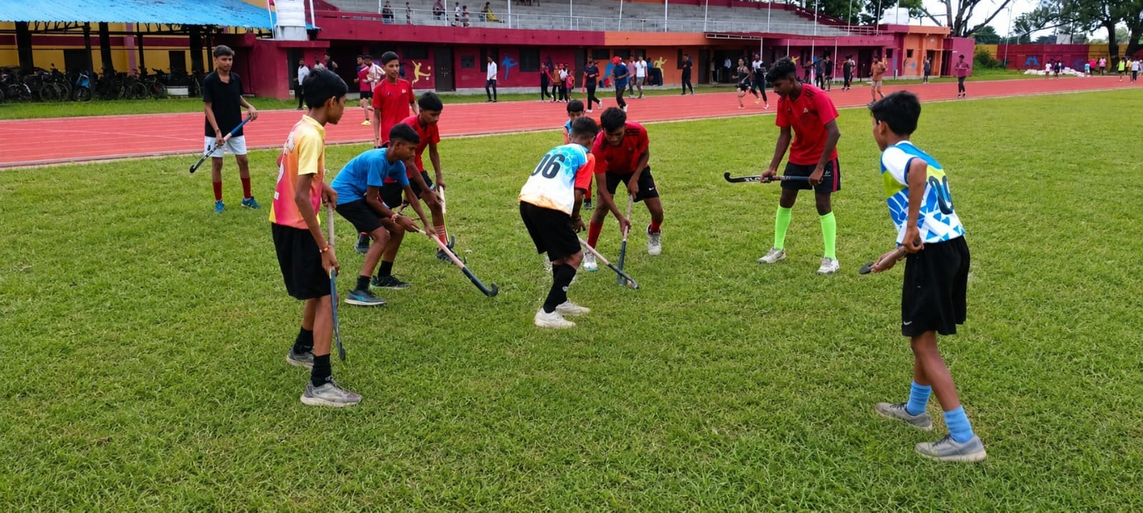Six players selected for the divisional-level trials in the senior men's hockey category.