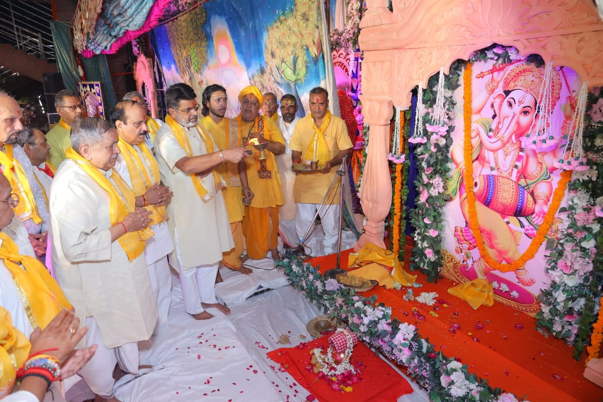 The 'Makhan-Chori' (butter-stealing) *Leela* resonated across the performance stage at Shri Krishna Janmabhoomi.