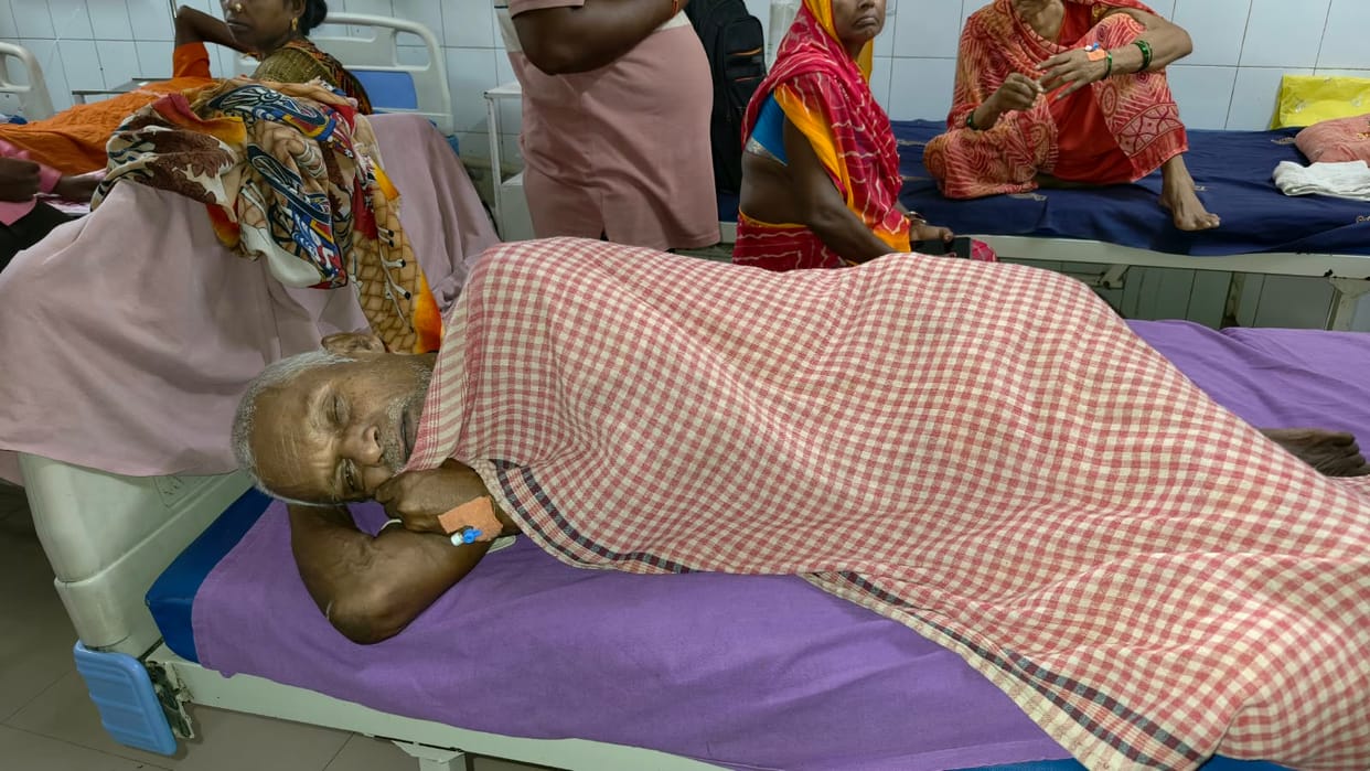 Vishwanath woke up amidst preparations for the cremation