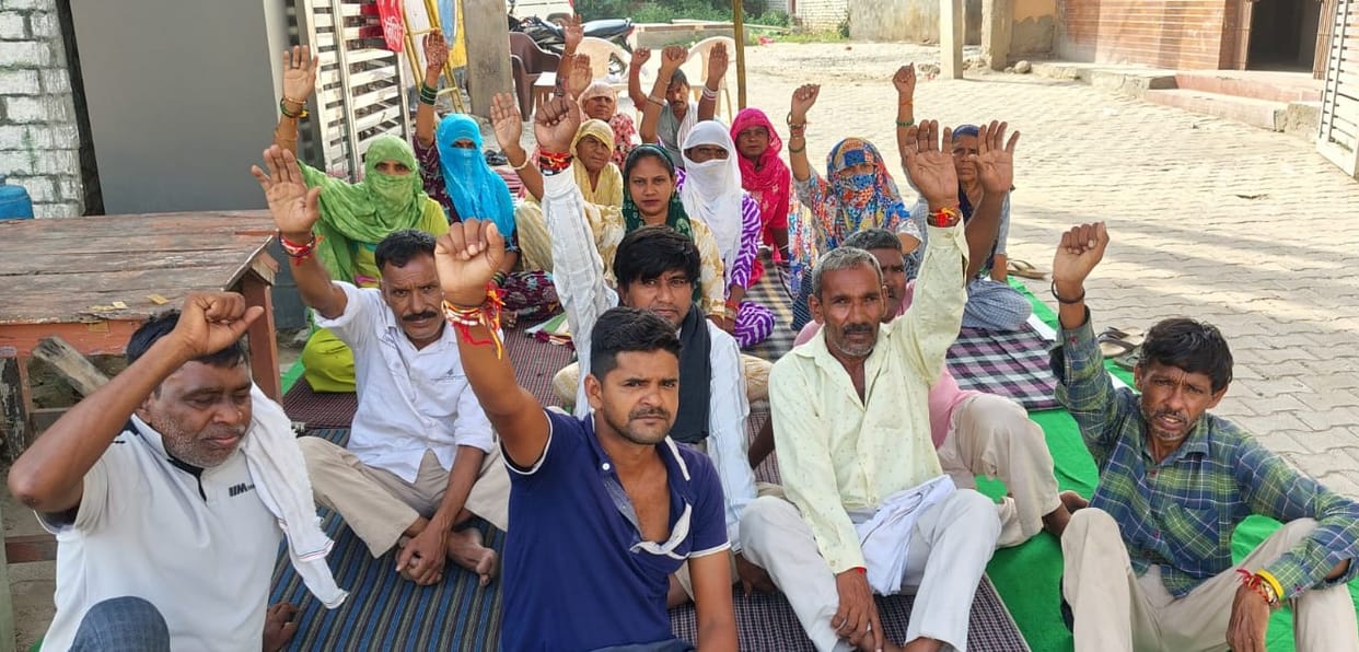 Sanitation workers continue strike in Kharkhoda for 27th day