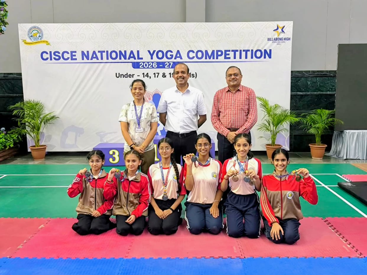 Players from the district won eight medals at the national-level yoga competition.