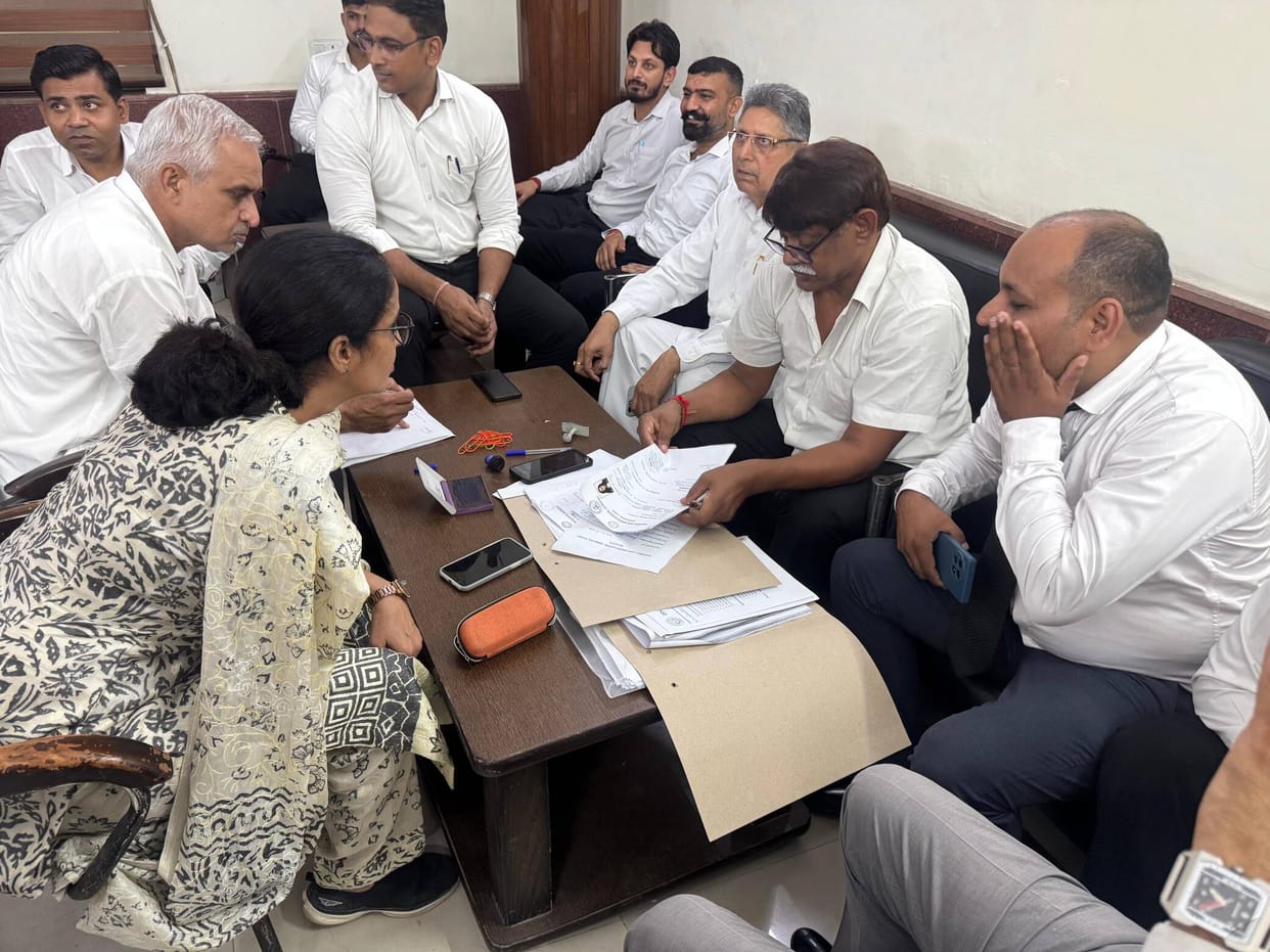 Virendra Tyagi and Mohinder Saini filed their nominations for the post of president on the first day.