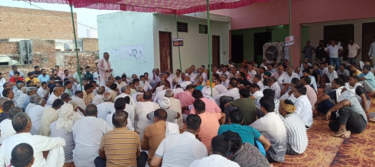 Khap Mahapanchayat in Kharak Kalan: Protest planned against CM's rally; boycott of BJP announced.