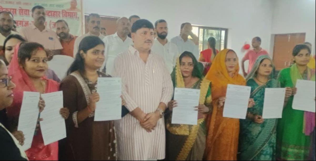 72 Anganwadi helpers received appointment letters