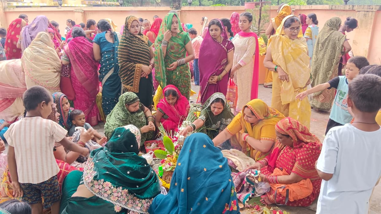 Surge of faith on Lalhi Chhath; waterless fast observed for the long life of sons.