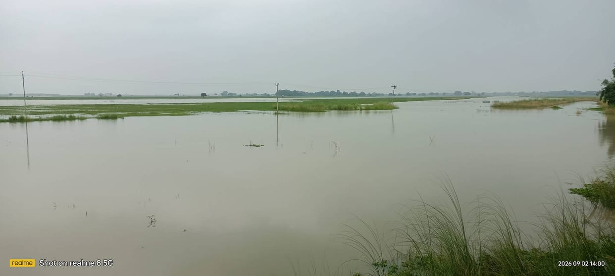 Saryu river is becoming dangerous, panic in the coastal villages