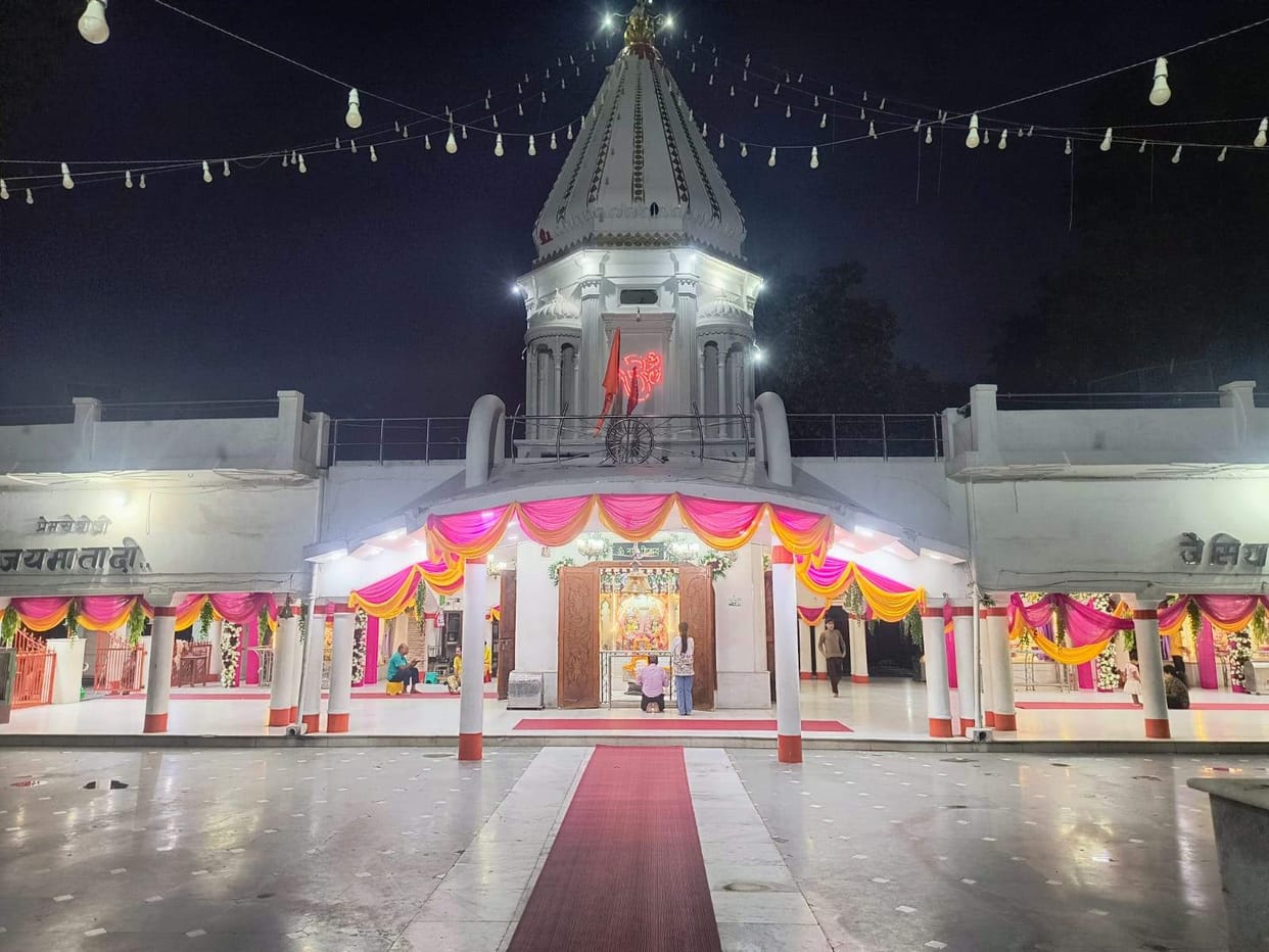 Temples decked up... the city will rejoice in the celebration of Krishna's birth starting today.
