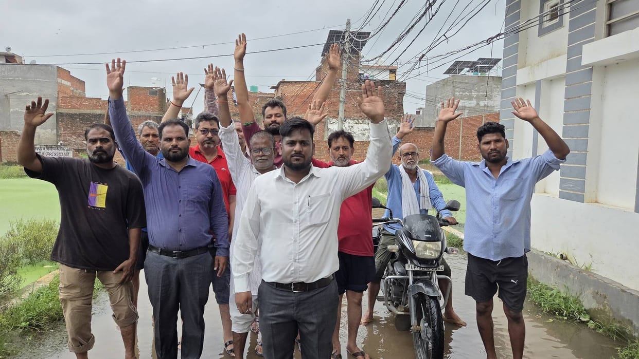Vishal City reeling from waterlogging, water enters homes, protests held
