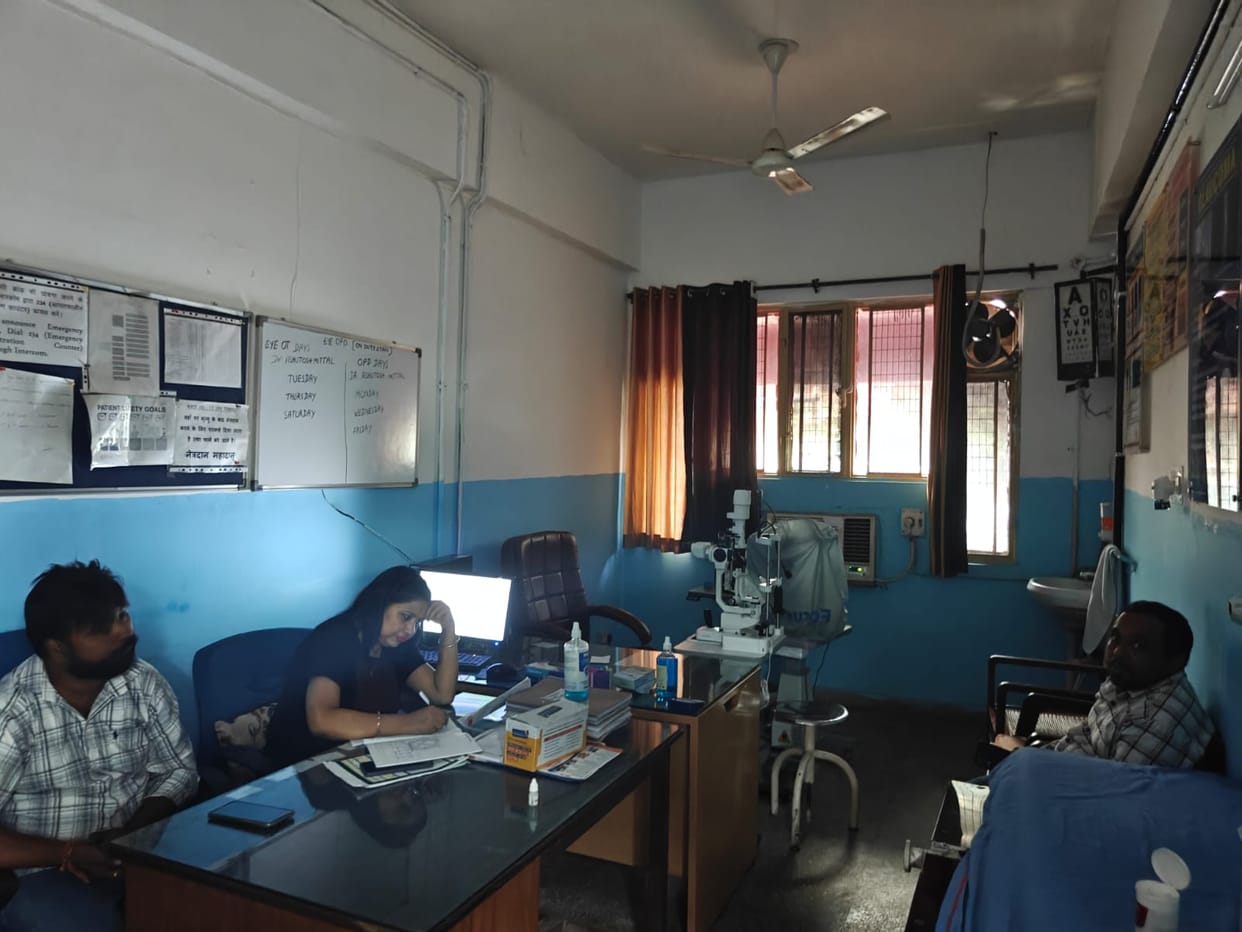 Power outage in OPD patient treatment and registration stalled.