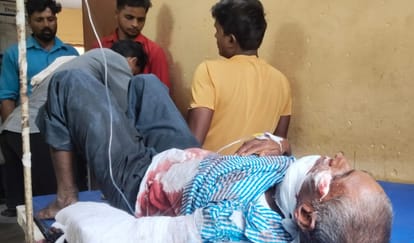 बोझिया-गुलहना मार्ग पर सड़क हादसे में घायलों का चल रहा इलाज। 
