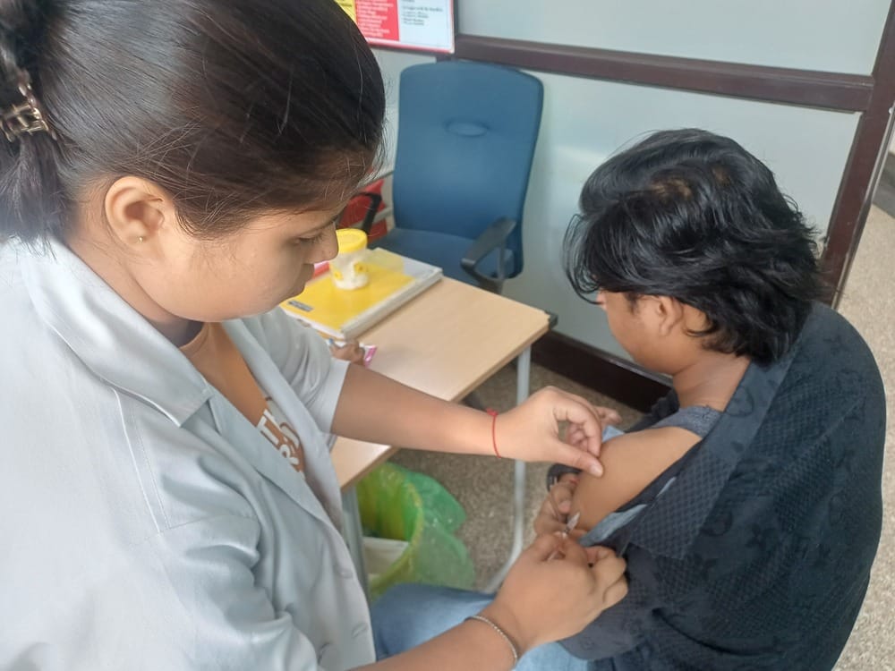 Rise in patients bitten by monkeys, cats, and mongooses.