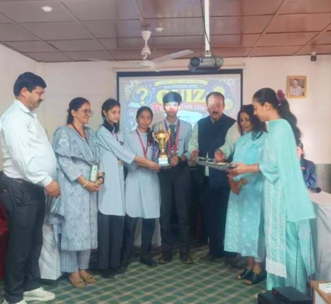 DAV Dattanagar secured second place in the block-level quiz competition