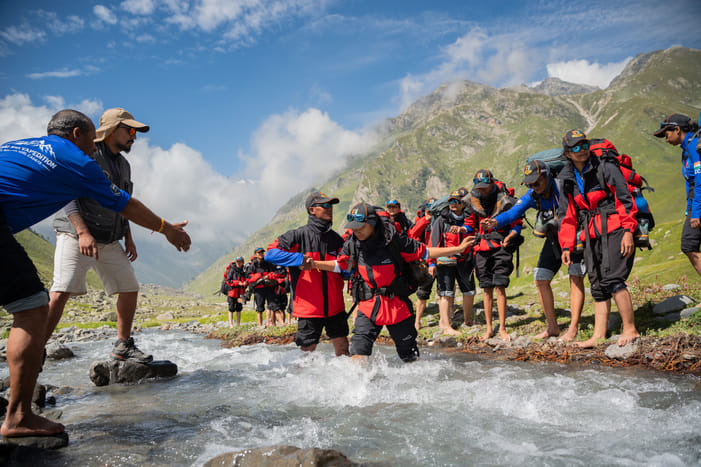 The team reached Mud village in Spiti's Pin Valley