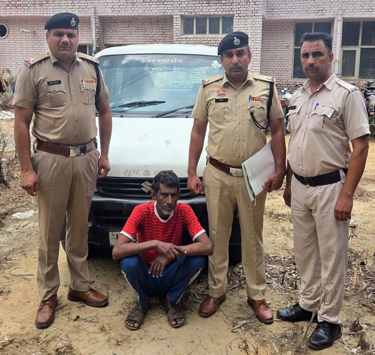 Accused arrested in theft case; Eeco vehicle recovered.
