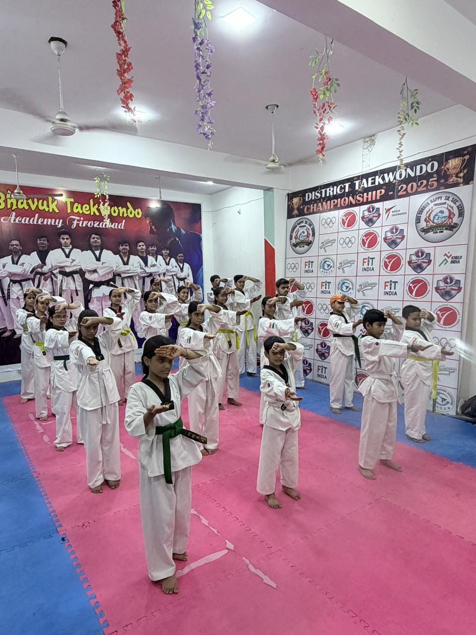 firozabad news taekwando day