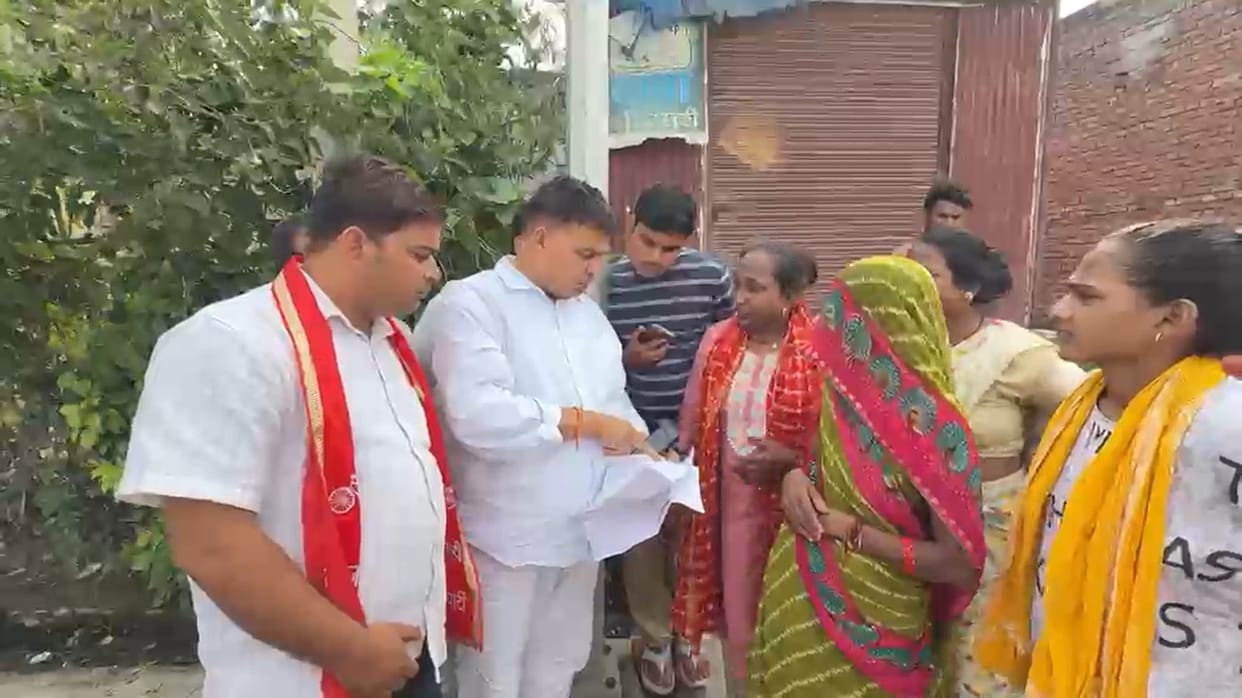 SP District President expressed objection to the administration's bulldozer action.