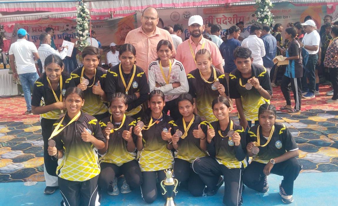 Vindhyachal Mandal won the bronze medal thanks to Sneha's goal.