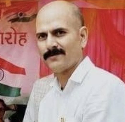 Lecturer Rajendra Thakur works at the school even on holidays