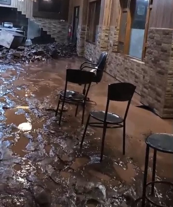 Rain havoc in Parwanoo: Drain water enters hotel, Sector-6 culvert damaged.