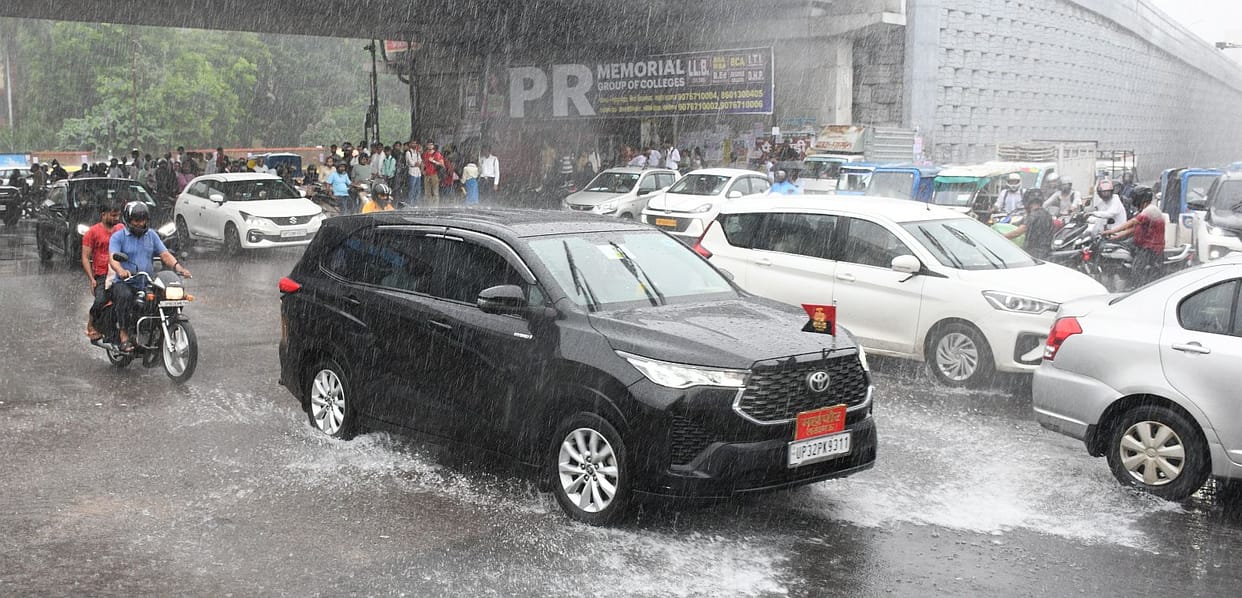 The weather remained pleasant due to the rain