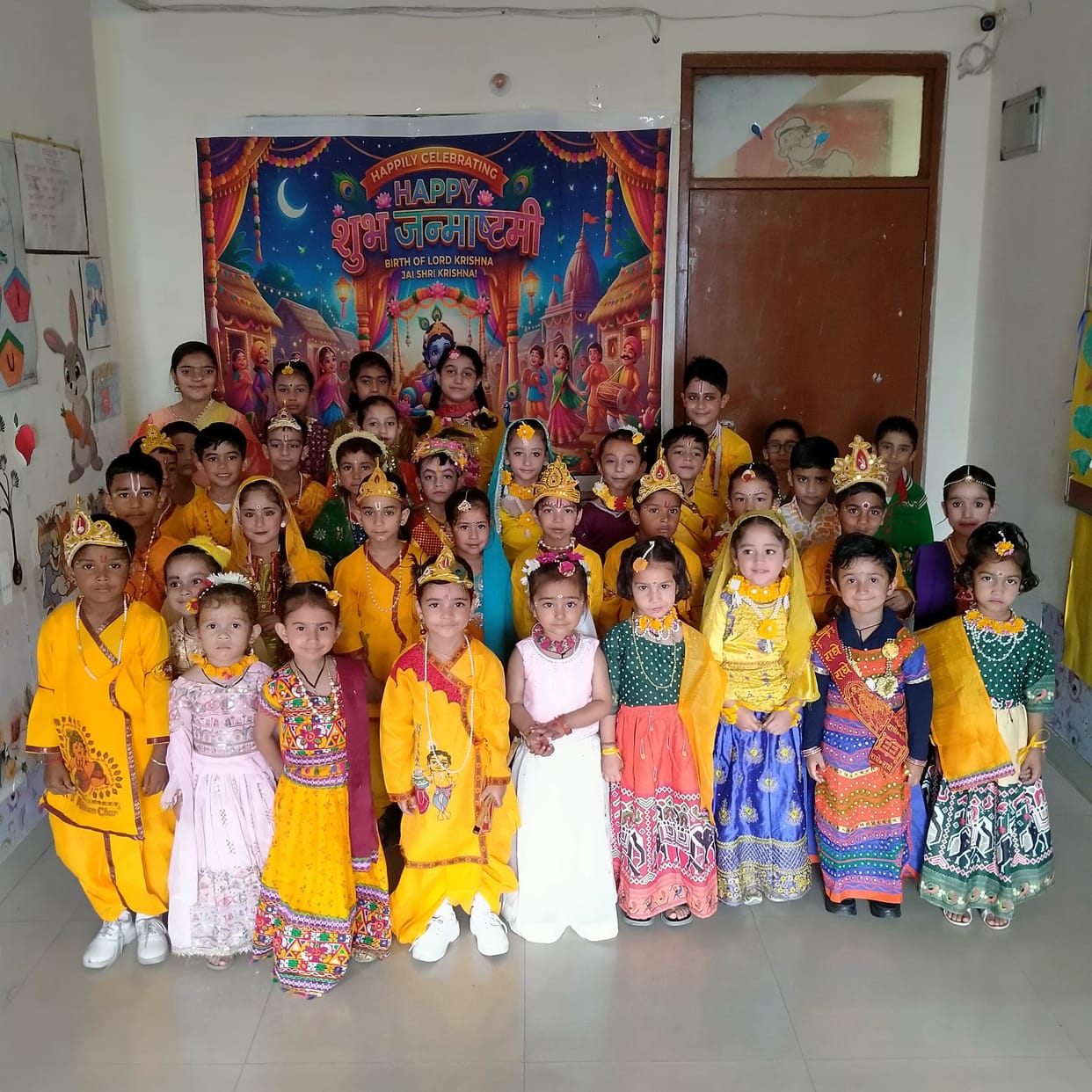 Janmashtami celebrated in temples across the district; crowds thronged for darshan.