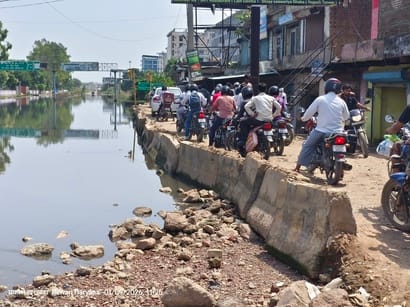 Issue regarding the ramp at the Dharuhera-Bhiwadi border reaches the High Court.