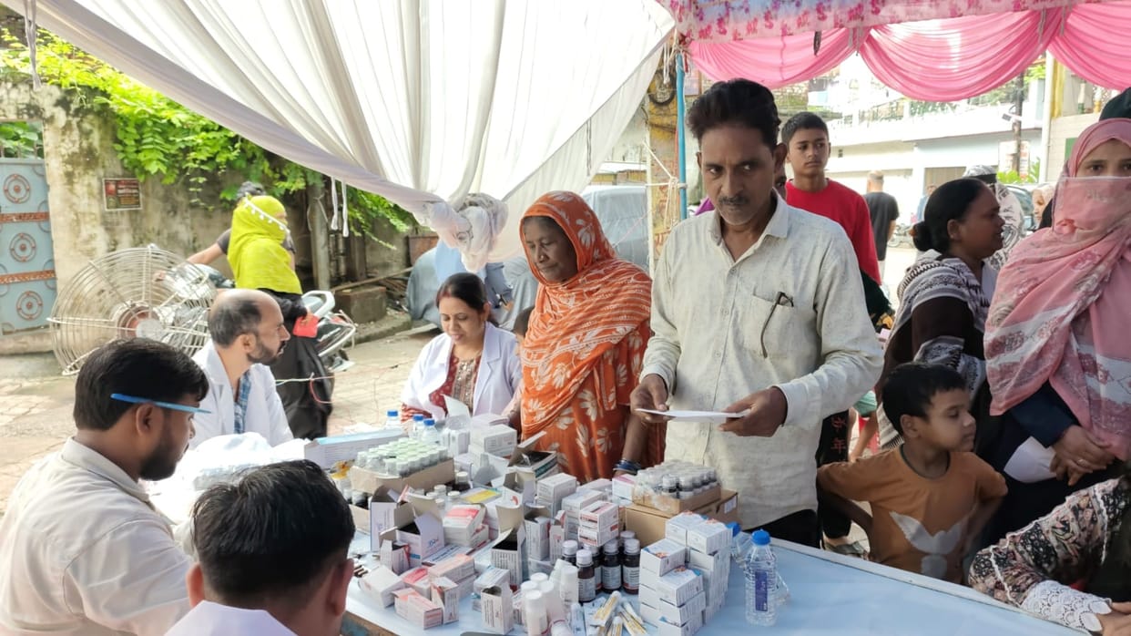 250 people examined at free health camp