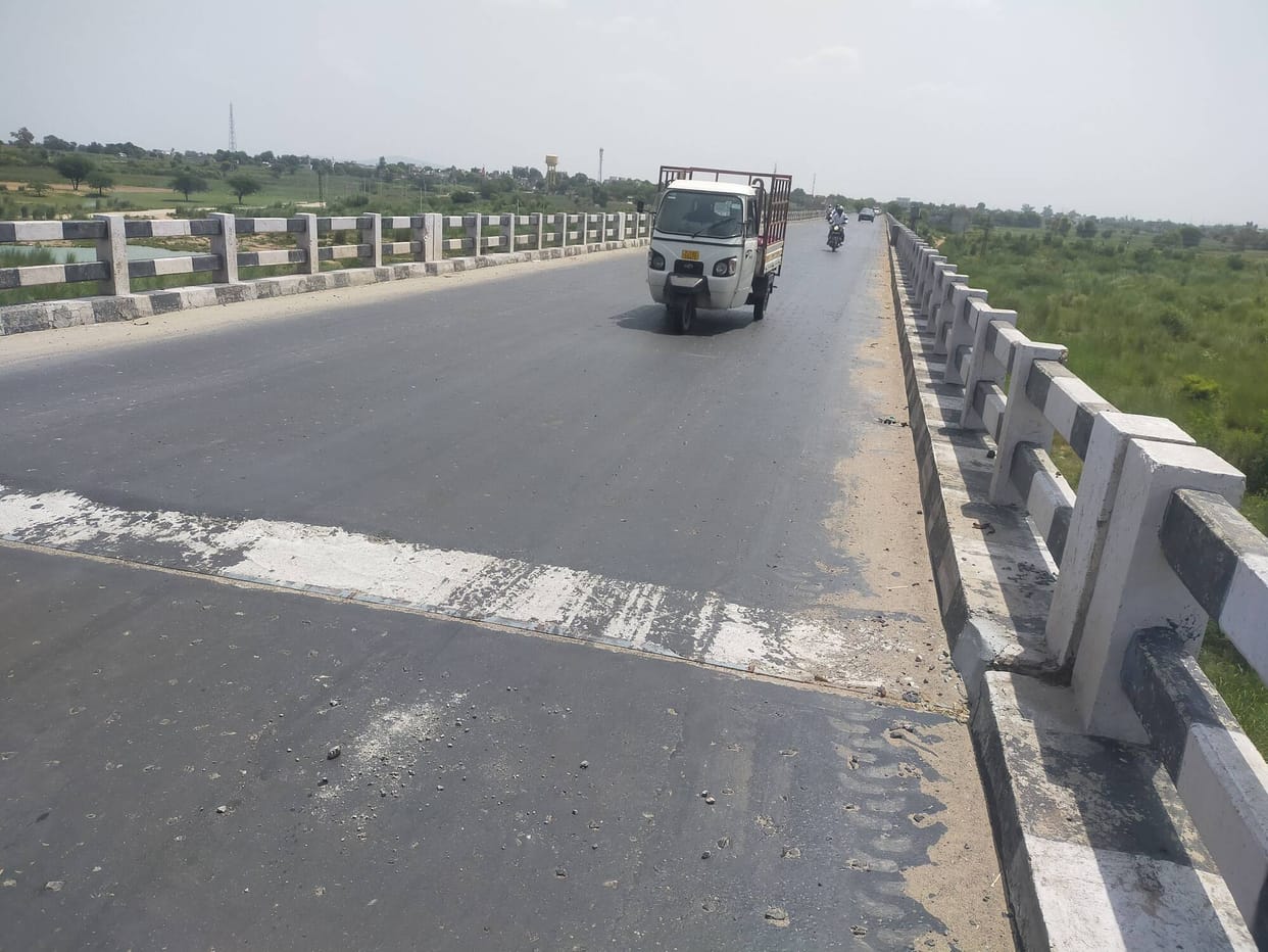 Sabi River bridge reopens; Narnaul-Alwar journey becomes easier.