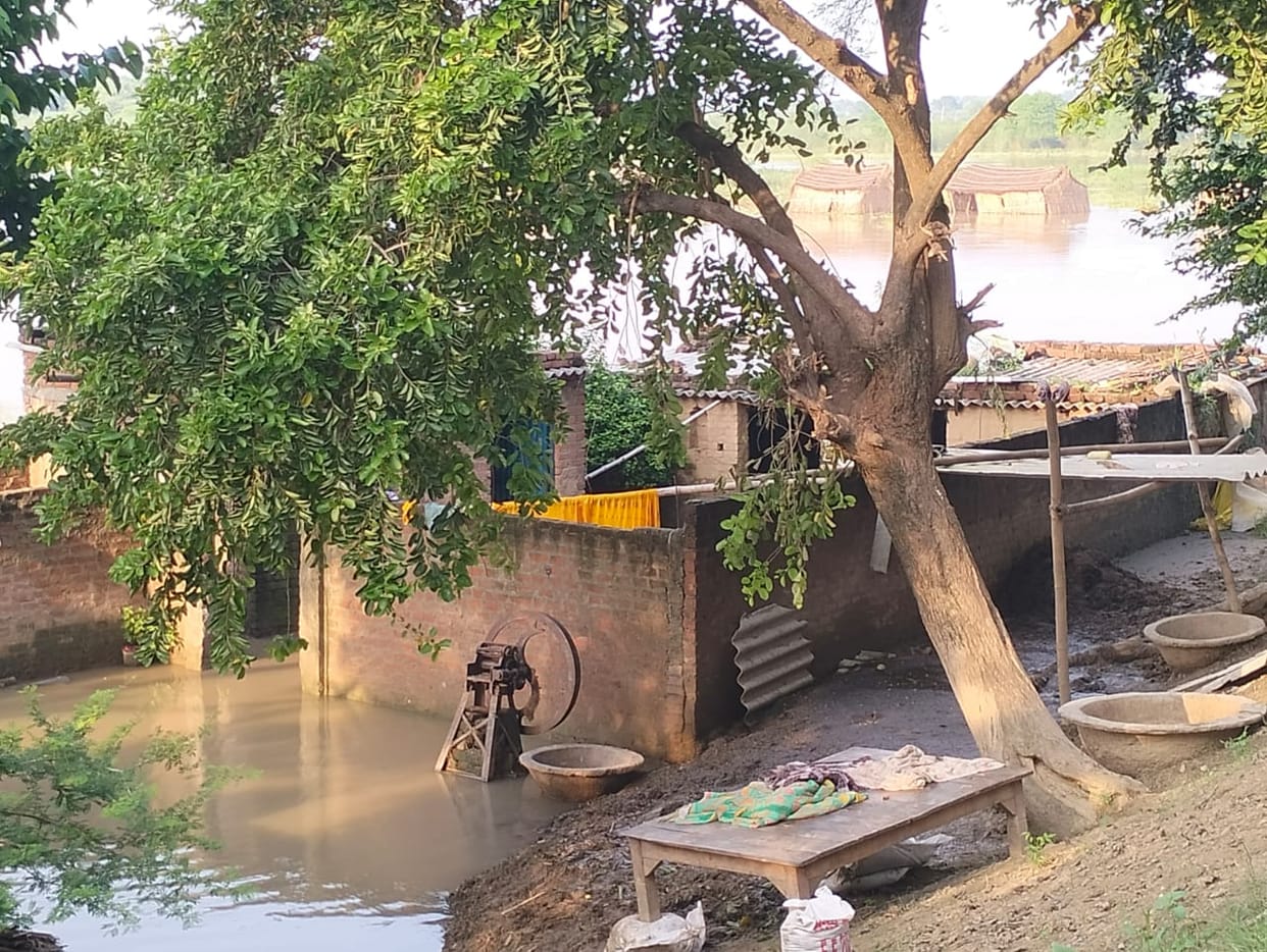 Five feet of water on the roads, life on boats, power cut off for 25 villages, and nights spent in pitch darkness.
