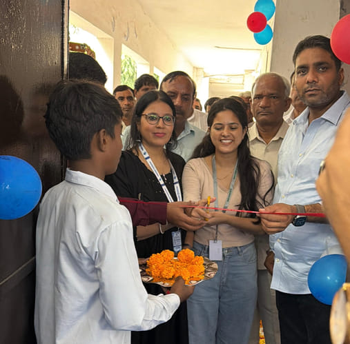 Computer lab to shape children's future; initiative launched at Kheri-Bhanauta Inter College.
