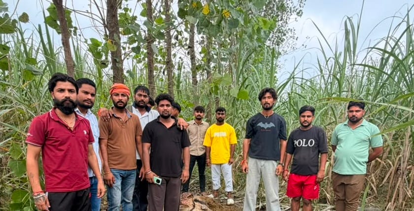 Animal remains found in Allabakhshpur; uproar over allegations of cow slaughter.