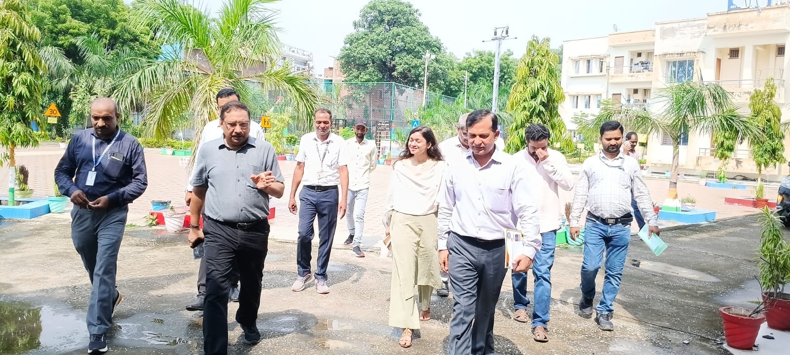 क्षेत्रीय रेल प्रशिक्षण संस्थान का निरीक्षण करते पूर्वोत्तर रेलवे वाराणसी के प्रमुख मुख्य वाणिज