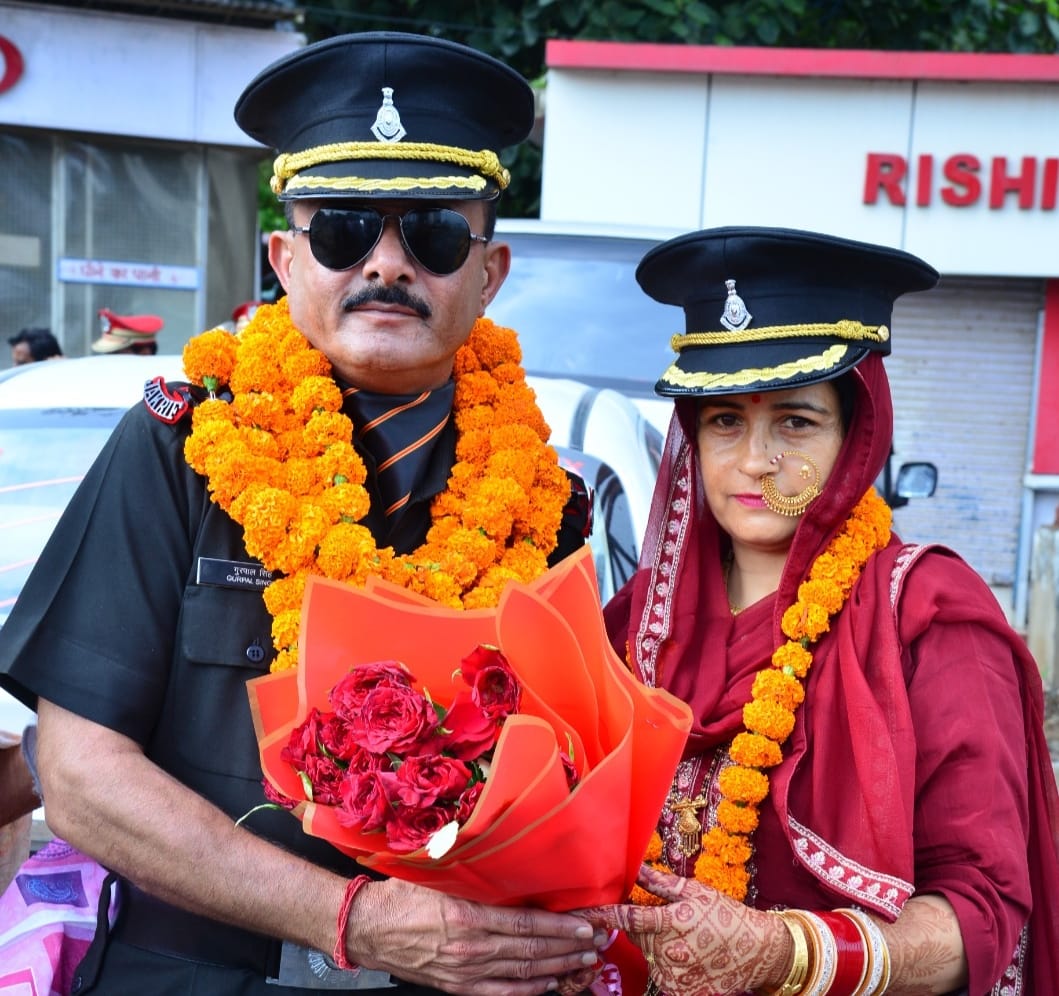 Honorary Captain Gurpal Singh Pathania retired