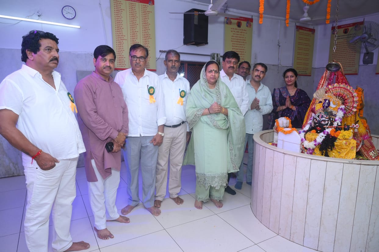 Janmashtami celebrated with great enthusiasm in Sector-3.