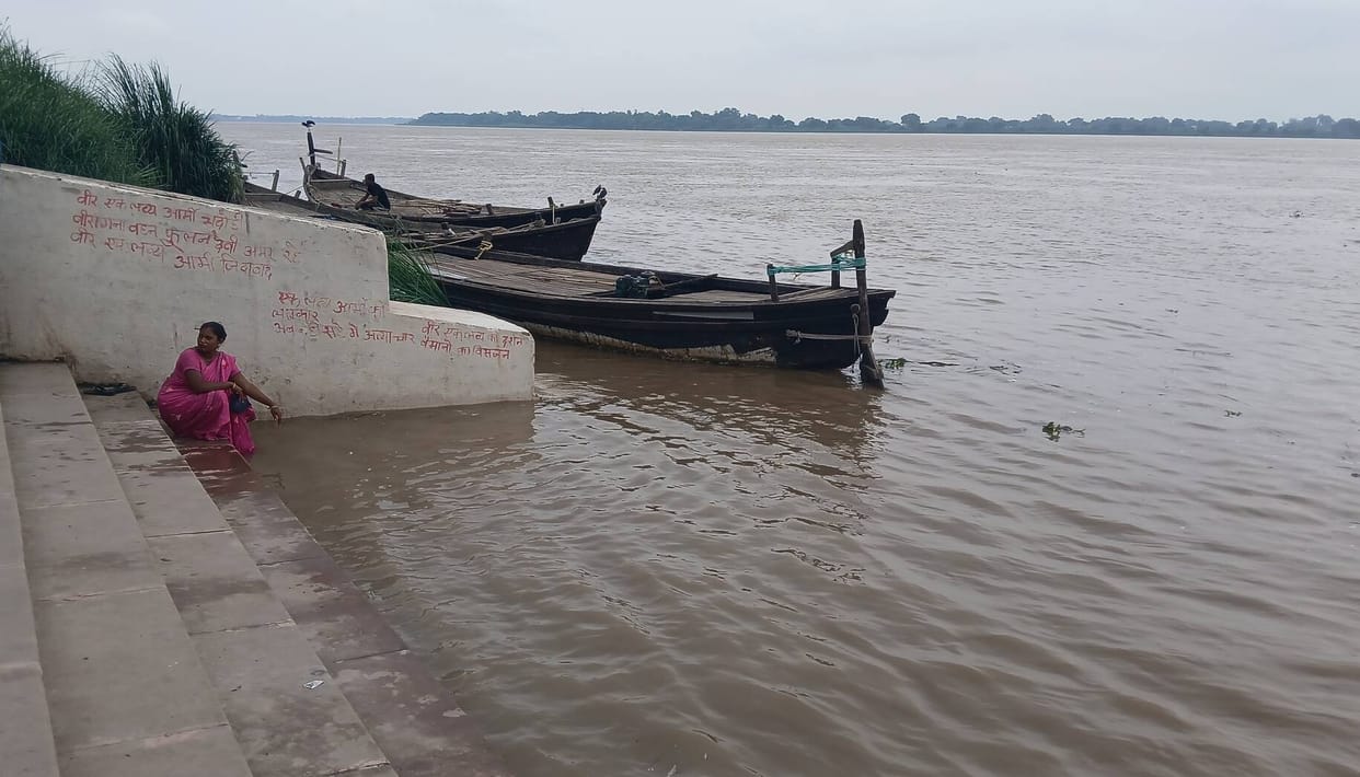 Ganga water level decreased by 30 cm in 12 hours