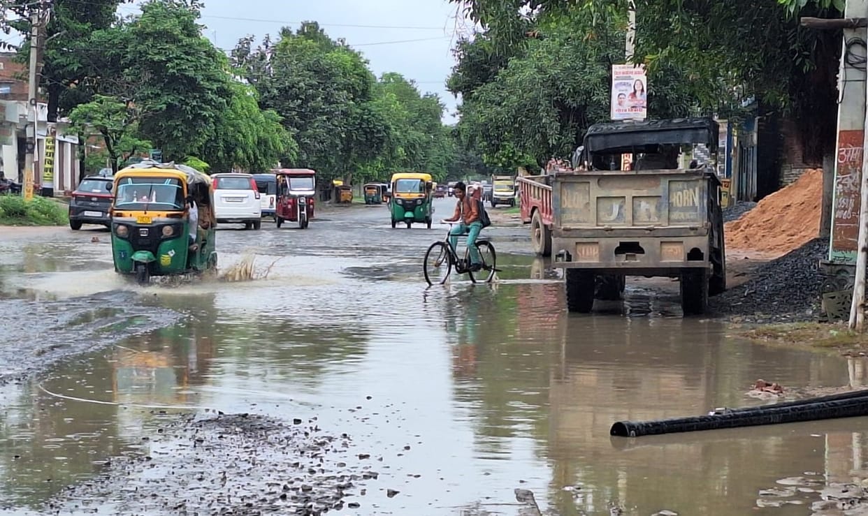 Waterlogging due to high drain, problem even after spending Rs 1 crore