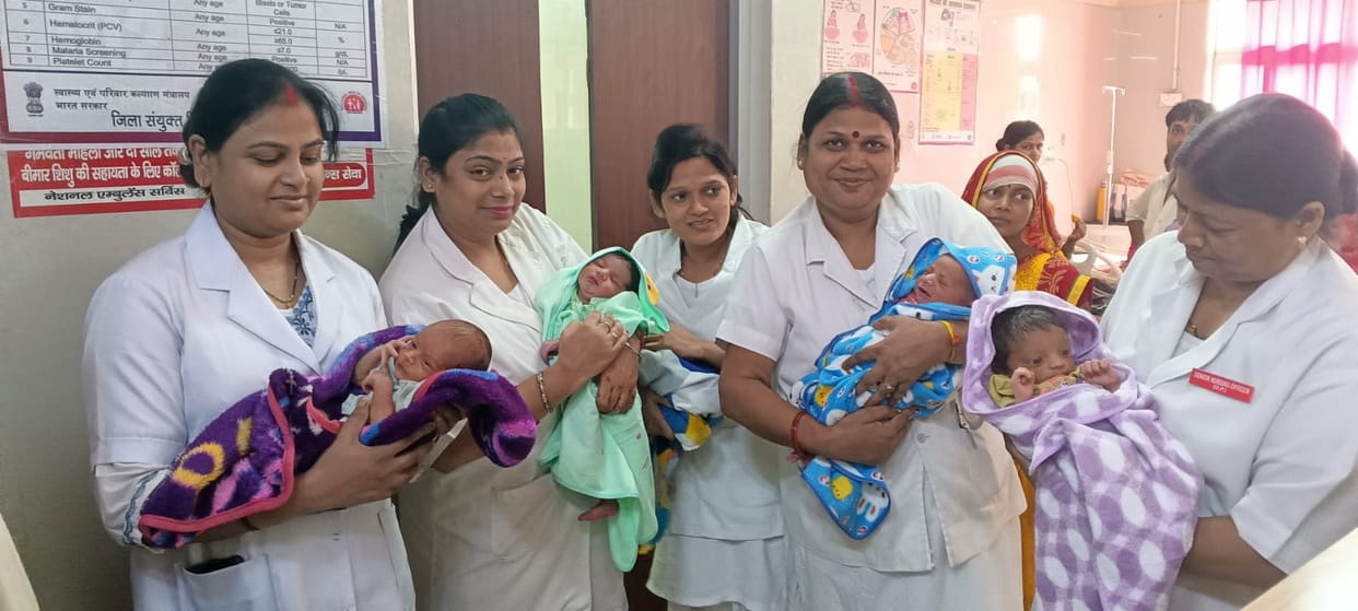 'Kanhaiyas' born at the women's hospital too; baby girls named 'Radha'.