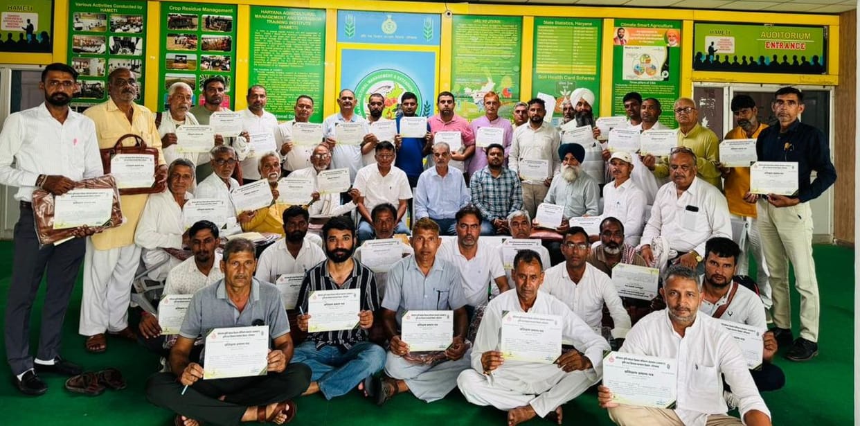 43 farmers from 16 districts have become CRPs and will provide training in natural farming.