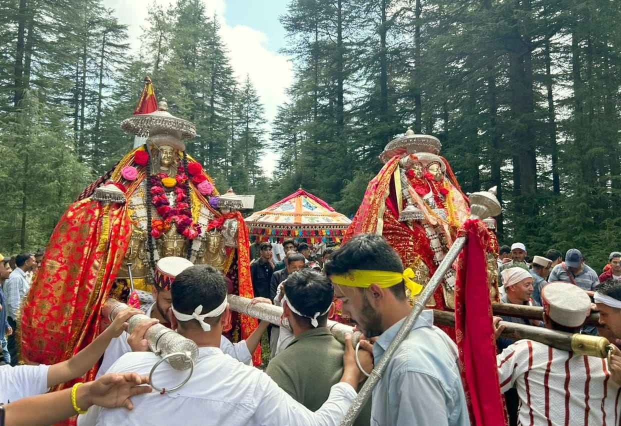The historic two-day fair at Ranikot in Ani has commenced with the arrival of the deity.